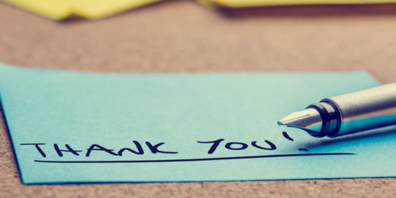 Creating A Culture Of Thank You